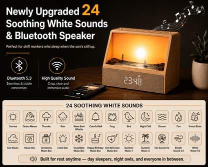 LumiRise™ – Circadian Rhythm Sunrise Clock